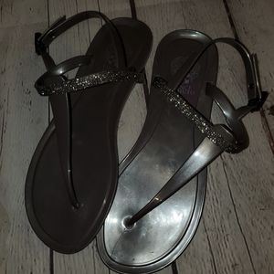 Vince Camuto Flip Flops Gray Sz 7M